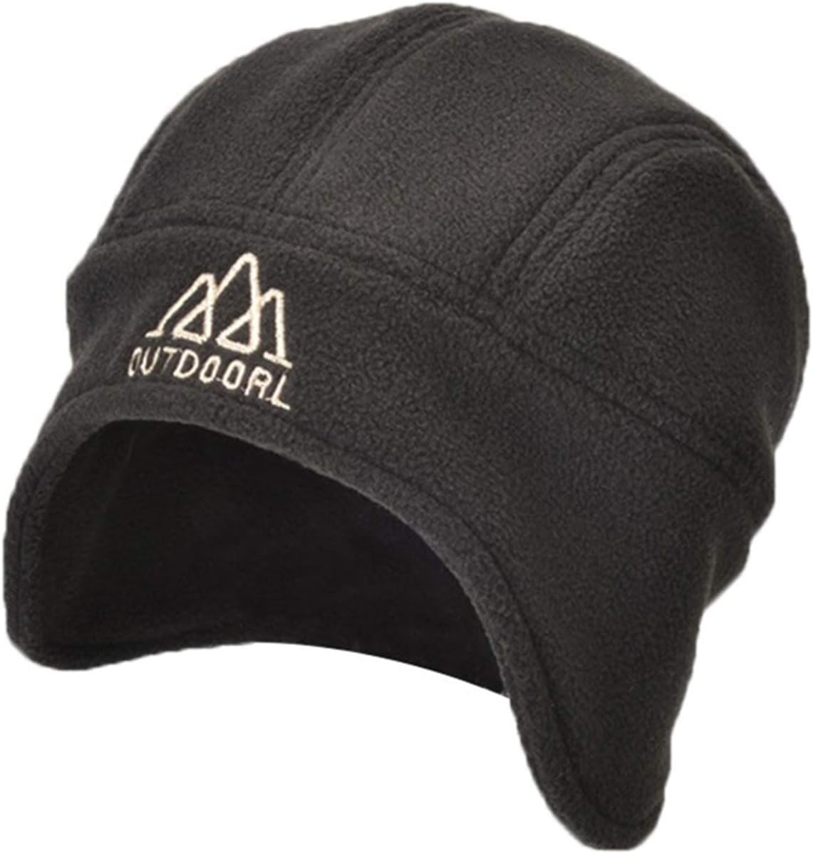 Skull Cap with Ear Flaps, Winter Windproof Soft Warm Fleece Beanie Hats