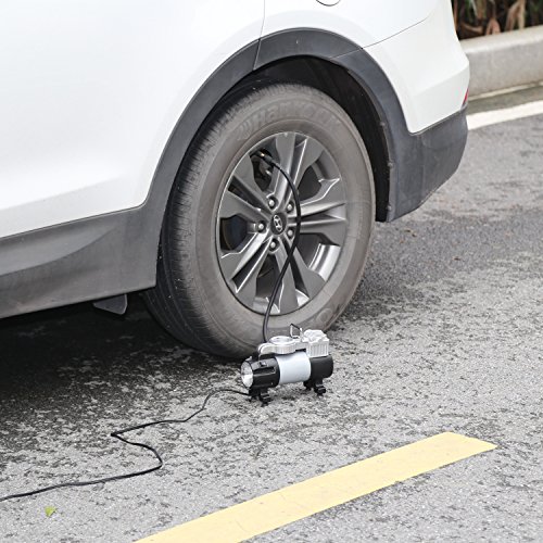 4 TIREWELL+12V+Tire+Inflator+Compressor