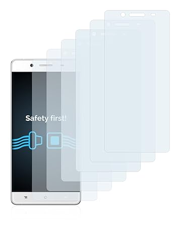 Savvies Schutzfolie für Cubot X17 [6er Pack] - klarer Displayschutz