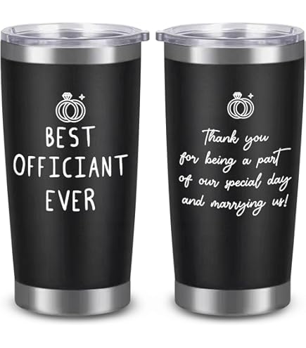 FUPAXN Mug « Best Officiant Ever » - Cadeau De Remerciement