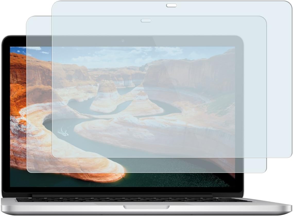 2x Minto Protective Film for Apple Macbook Display Protective Foil/Screen Protector MacBook Pro Retina 13" antireflex (A1425 A15028)
