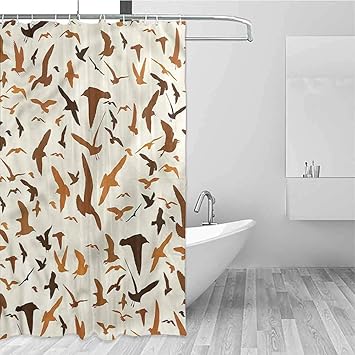 Amazon Com Shower Curtain Water Resistant Standard Shower Bath