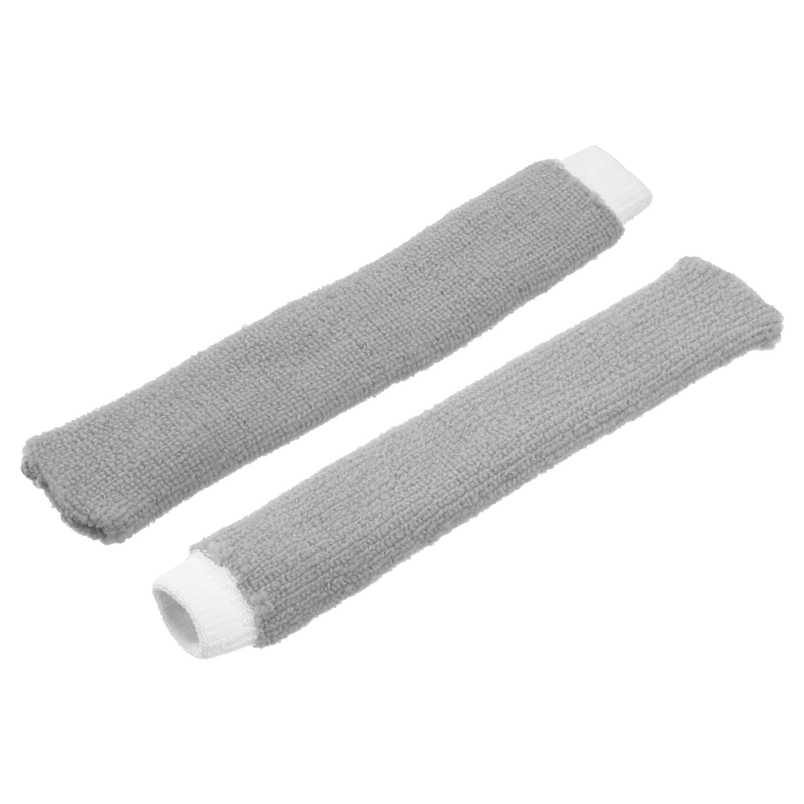 M METERXITY 2 Pack Badminton Towel Overgrip - Nylon Anti-Skid Sweatband Tennis Racquet Grip, Apply to Badminton/Tennis/Golf Handle (Light Grey)
