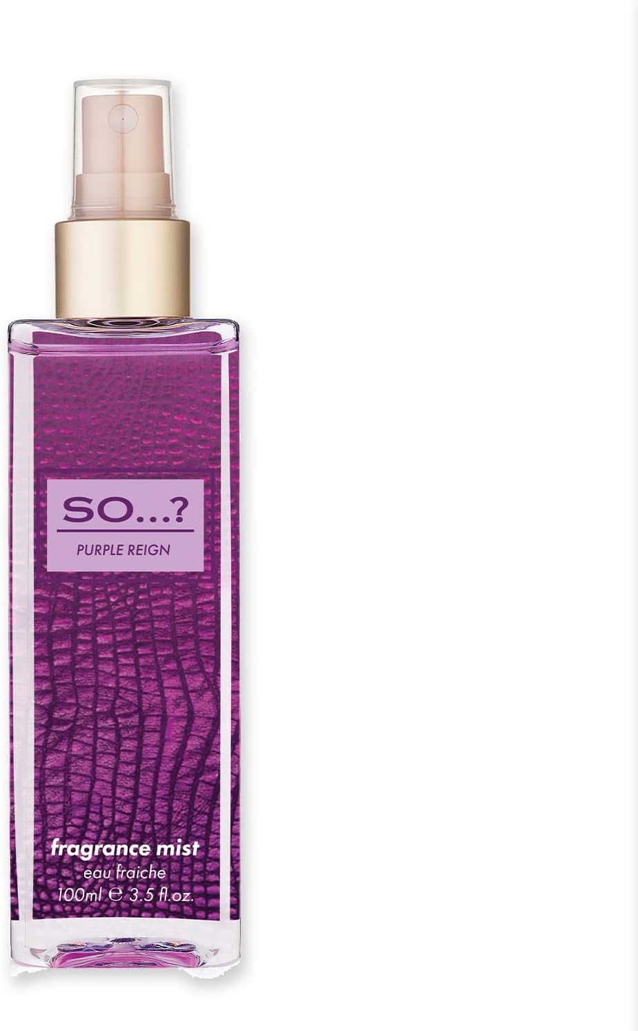 So? Womens Purple Reign Fragrance Mist 100ml Fruity Floral Scent Cruelty-Free