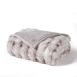EverGrace Ultra Soft Luxury Fluffy Faux Rabbit Fur