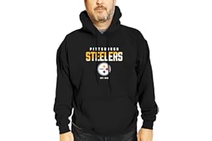 Team Fan Apparel Adult NFL Diagonal Fade Fleece Hooded Sweatshirt - Unisex Tagless - Officially Licensed Football Pullover