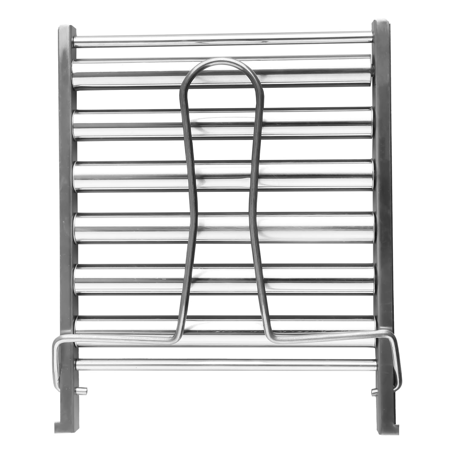 Luckious BBQ Hot Dog Roller Grill, Stainless Steel Sausage Roller Grill with Handle Chicken Grill BBQ Accessories for Outdoor Camping Cooking Gifts