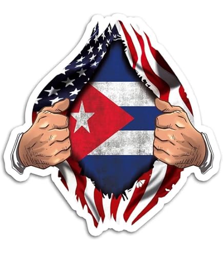 Cuba Flag Vinyl Stickers Set - 10 Decals For Car Bumper, Laptop, Bike & More - View #6