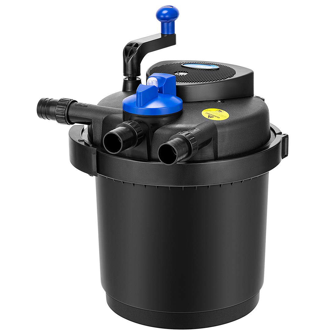 VIVOHOME Pressurized Biological Pond Filter with 13-watt UV Sterilizer Light, Up to 1600 Gallons