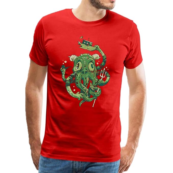 felpa octopus rossa