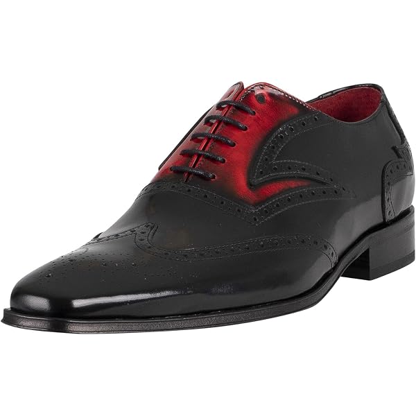 Amazon.com | Stacy Baldwin Black Red Wingtip Spectator Two  display picture 2