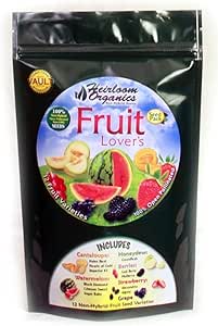 Amazon.com : Heirloom Organics NON-GMO Fruit Lover's Seed Pack - 12