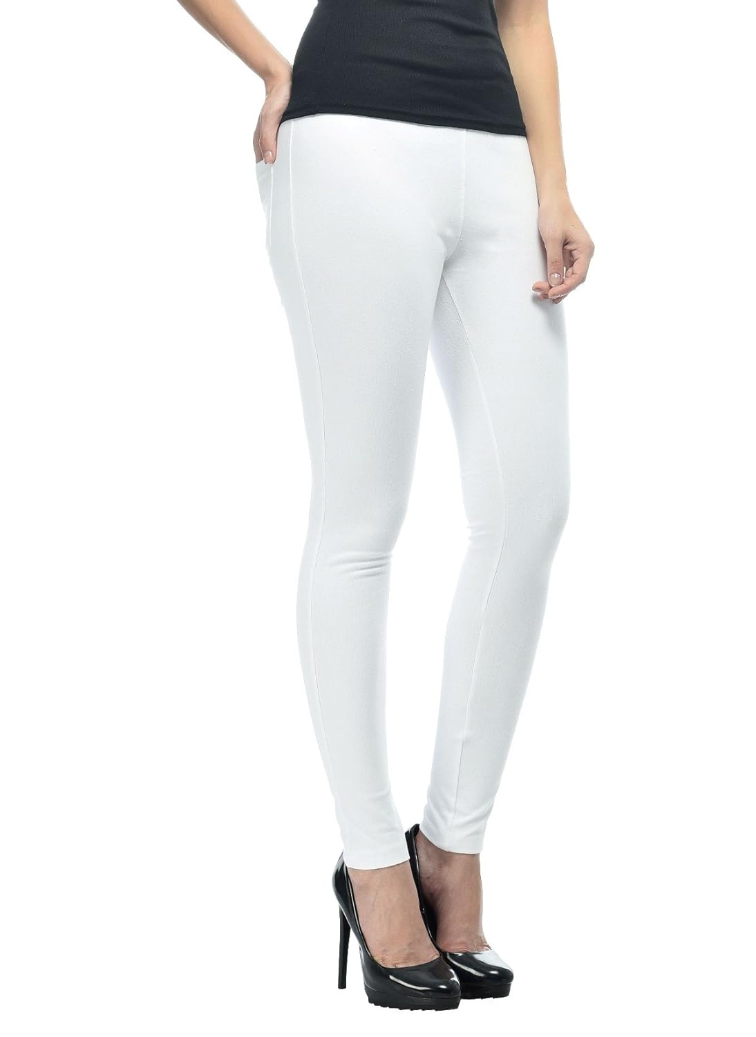 frenchtrendz women cotton spandex jegging