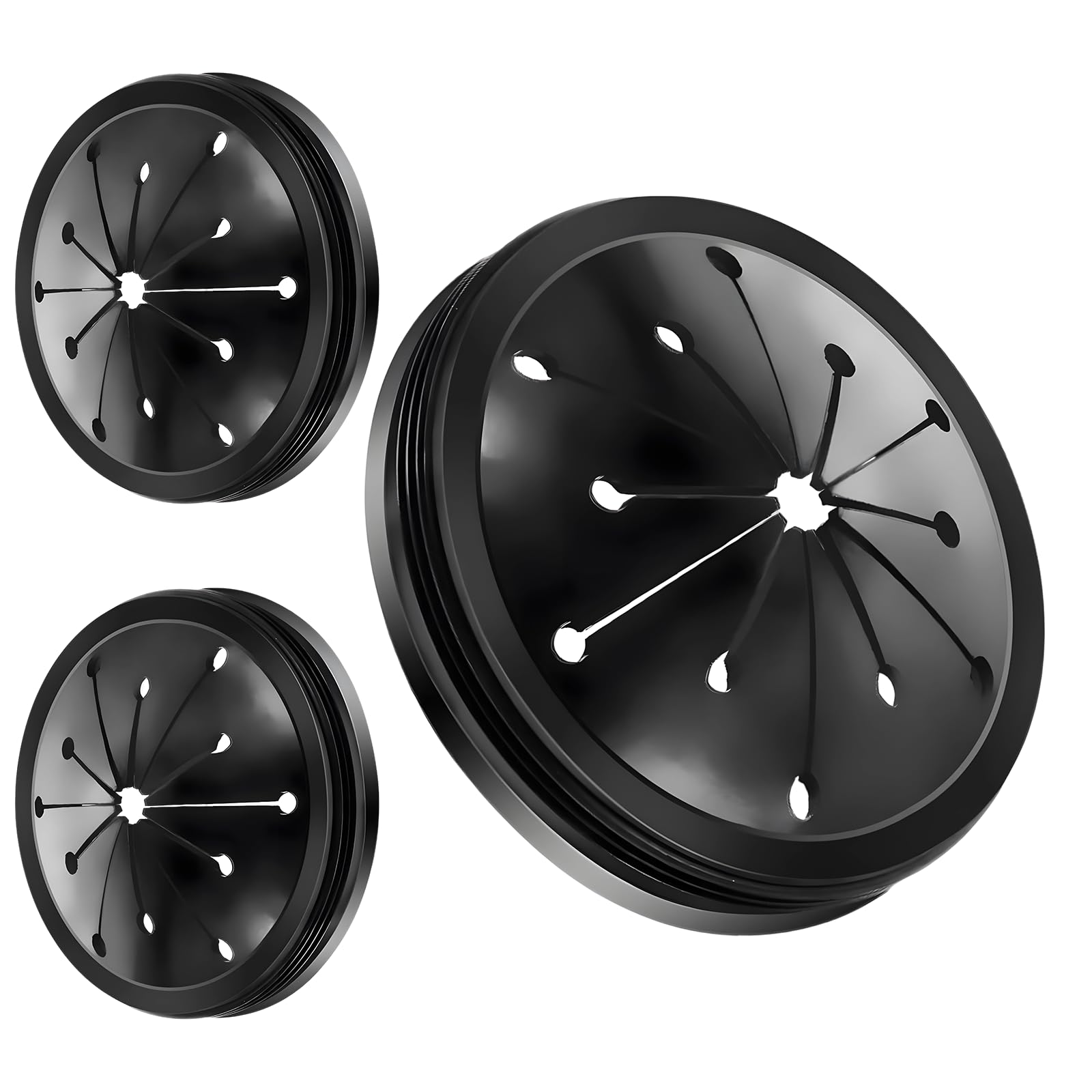 Photo 1 of 3 Pcs Garbage Disposal Splash Guard, Durable Rubber Material, 3.1-Inch Universal Fit for Splash Guard Sink Baffle Disposal Replacement Waste Food Disposal Part