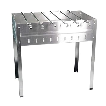 Best Sporting Mangal Grill mit Grillspießen und Nylontasche