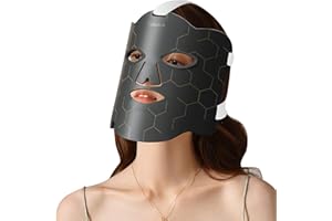 Hottoerak Red Light Therapy for Face, Soft LED Face Light Therapy, Portable Red Light Therapy at Home and Travel