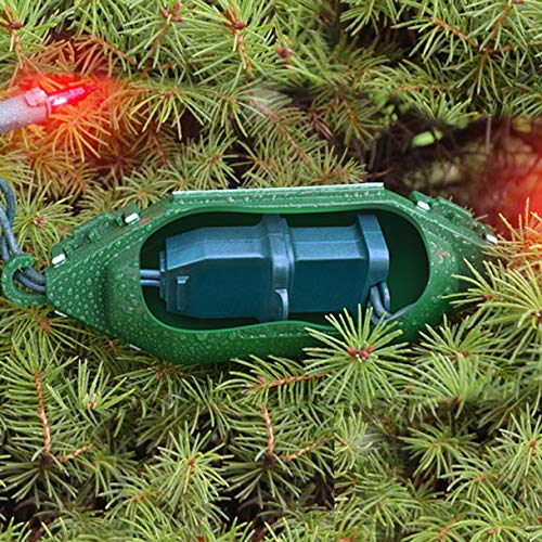 Twist and Seal Mini Holiday Light Cord Protector and Christmas Light