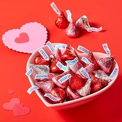 Hersheys Kisses Milk Chocolate Candy - Red and