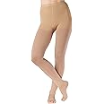 ABSOLUTE SUPPORT Compression Pantyhose for Women Circulation 20-30mmHg - Opaque High Waist Graduated Support Stockings for Swelling, Post Surgery Recovery, Blood Clots - Beige, Medium - A214BE2