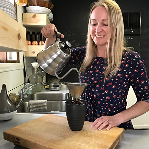 image for Ol' Blue Ol’ Blue Pour Over Coffee Kettle - Built-in Thermometer - G