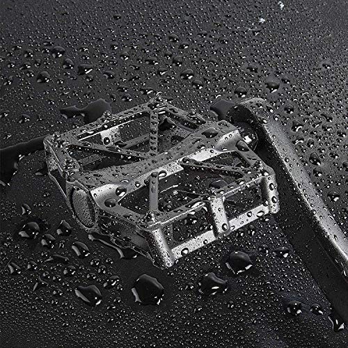 CETECK Bicycle Cycling Pedals, New Aluminum Anti Slip Durable Mountain MTB Bike Pedals Ultralight Cycling Road Bike Hybrid Pedals 9/16 inch（Shipped from United States）