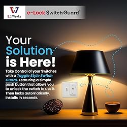 Switch Guard with Slider & Easy ON/OFF Push Button