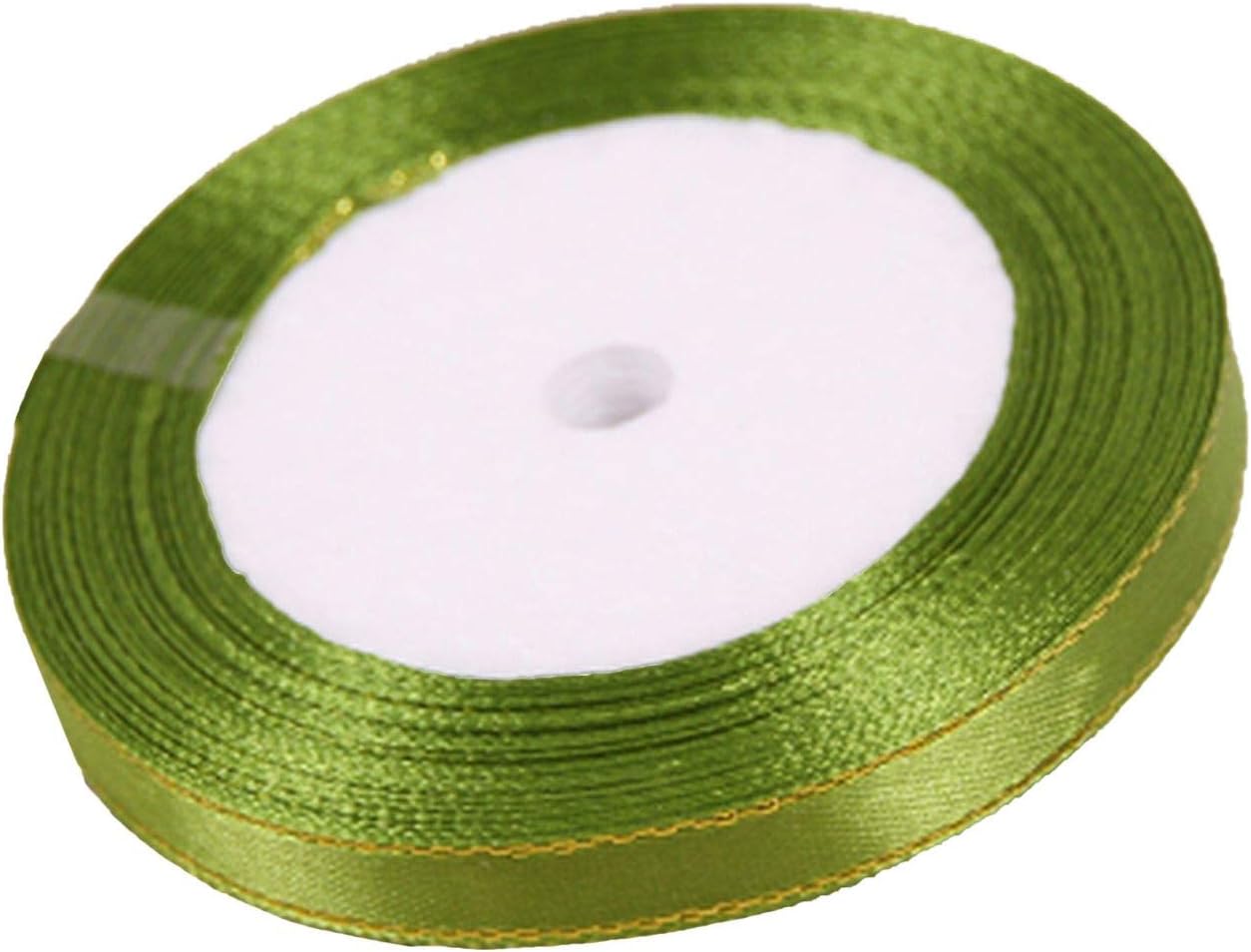 25 Yards/roll 3/8' 10mm Gold Edge Ribbon Satin Ribbons Gift Packaging Ribbons,A95