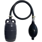 DILIGUALA Inflatable Pipe Plug Balloon for Sealing and Testing of Sewer Pipes, Plumbing Pressure Bladder with Air Pump - Plumbing Test Ball for Sewer Test, Water Shut Off (2 Inch P)