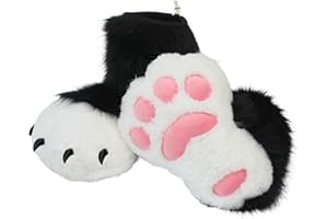 BNLIDES Cosplay Animal Cat Wolf Dog Fox Fursuit Feet Paw Claw Shoes Furry Boots Costume Accessories for Adult