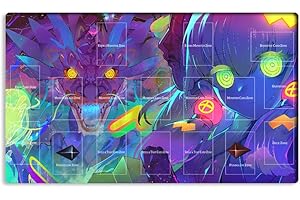 New Mlikemat Playmat Ukiyoe-P.U.N.K. Amazing Dragon TCG CCG OCG Trading Card Game Mat with Zones + Free Bag (ZD014-866-A)