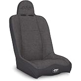 PRP Seats Daily Driver High Back Suspension Seat - Built for Wranglers, Standard Cab Pickup Trucks, Broncos &amp; Off-Road Vehicles | Grey (1 Seat)
