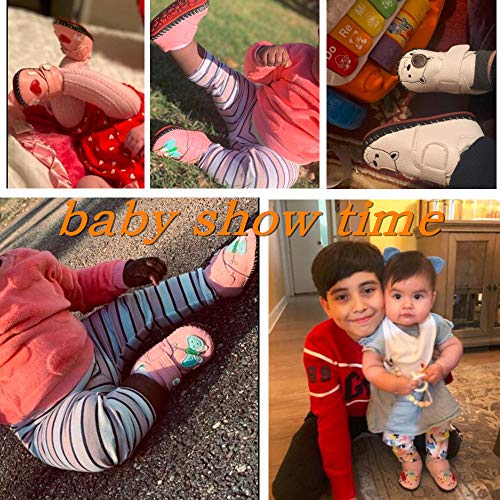 6 HsdsBebe+Leather+Sneakers+Slippers+Butterfly+Pink