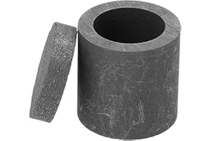 Abaodam Graphite Small Melting Crucible with Lid Practical Refining Tool for Household Smelting
