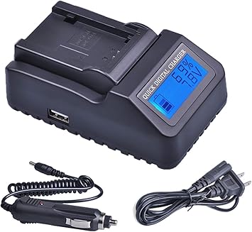 Amazon Com Lcd Quick Battery Charger For Sony Np Fv30 Np Fv50 Np Fv50a Np Fv70 Np Fv70a Np Fv100 Np Fv100a Infolithium V Series Camera Photo