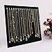 DOTASI Black Velvet Necklace Chain Stand Jewellery Holder Shop Display Organizer(Not Included Necklaces)