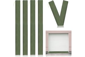 WEISGJA Long Canvas Sandbags for Flooding, 4Pcs Thickened Reusable SandBags with Ties, Tube Sand Bags for Indoor and Outdoor Waterproof Barrier During Hurricane,Snow and Rain Season (47"x 6")