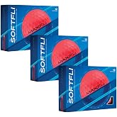 Maxfli SoftFli Golf Balls &ndash; 36-Pack Matte Red | Soft Feel Low Compression Golf Balls for Distance &amp; Control | Durable Ionomer Cover | Ideal for Beginners &amp; Recreational Golfers