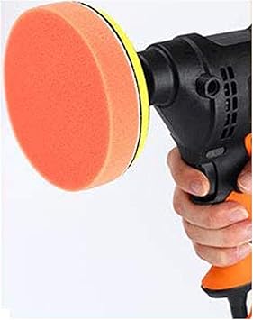 Amazon Elikliv ポリッシャー 車 シングルアクション 110v 研磨 洗車 軽量 六段変速可能 サンダーペーパー 波型スポンジ 平型スポンジ 仕上げパフ ハンドル 専用レンチ付き セット 業務用 自動車用 組み立て簡単 ポリッシャー