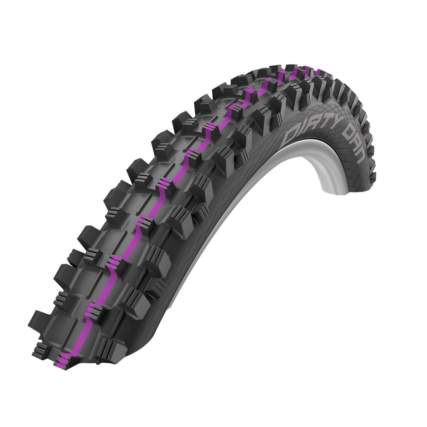 Schwalbe Unisex's Dirty DAN Evo, Super Gravity, TLE Tyres, Black, 60-584, Cicli Bonin_002824