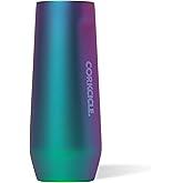 Corkcicle Stemless Flute - Chill Drinks for 9 Hours - Summer Drinkware Gift - 7 oz - Dragonfly
