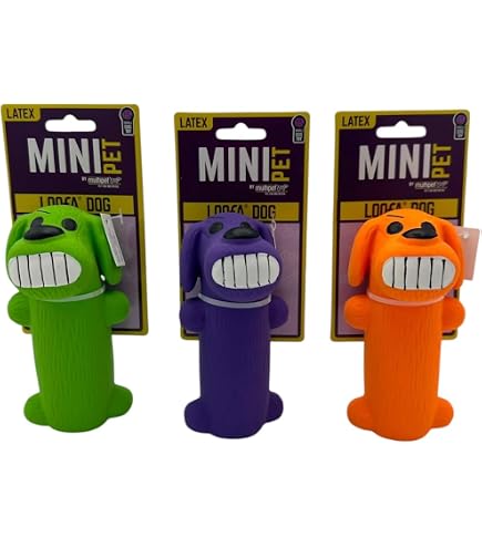 Multipet Loofa Happy Birthday Dog Toy – Lot Of 3 Squeaky Plush Toys (Sizes S, M, L)