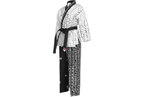 Mudoin Korea Taekwondo Hangul Open Uniform MMA Martial Arts Karate Judo Hapkido Gym School Academy
