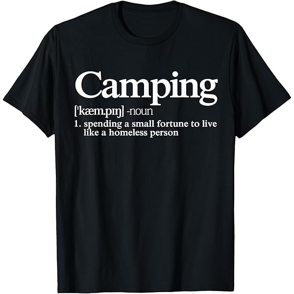 Amazon.com: Funny Camping Shirts for Men Women Definition Camp T