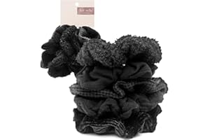 Kitsch Textured & Soft Scrunchies - Hair Bands | Hair Scrunchies for Girls | Ponytail Holders | Scrunchy Hair Ties for Women 
