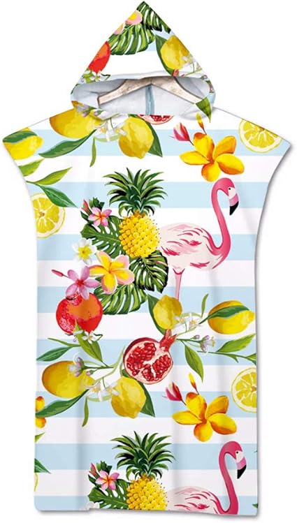 bademantel damen flamingo