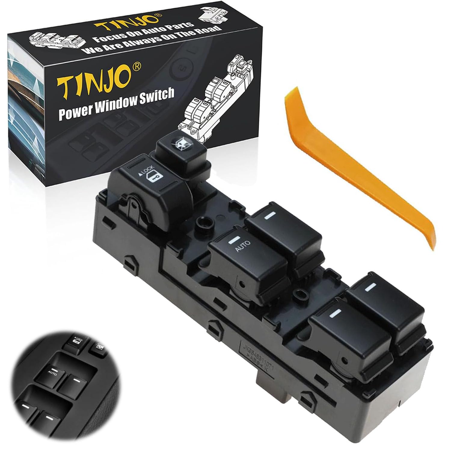 Photo 1 of 93573-2P100 Front Left Power Auto Window Switch Driver Compatible with 2011-2015 Kia Sorento, Driver Side Electric Master Window Switch Fit for Sorento 2011 2012 2013 2014 2015 Replace OE 935732P100