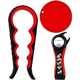 Easy Jar Opener Set, 3 Pack Set Bottle Opener Jar Opener Gripper Set Can Opener Non-Slip Silicone Gripper Multi Kitchen Tools