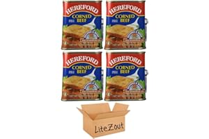 Canned Corned Beef, 12 Ounce, (4 pack), by Litezout