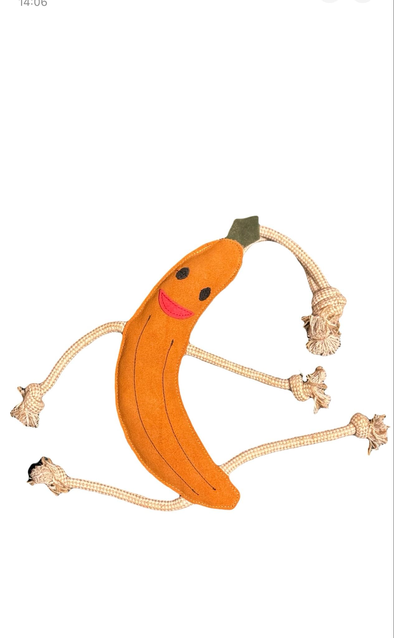 Equipride Horse Relax Toy Made on Leather for Stable Outdoor Banana