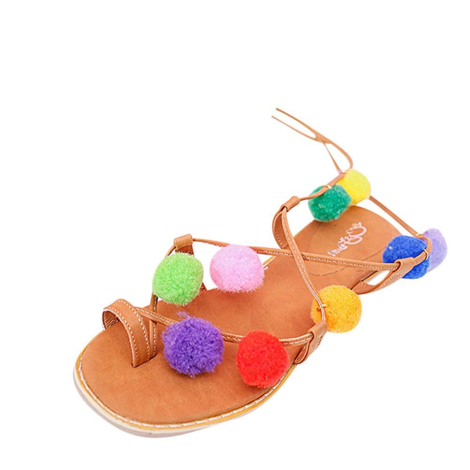 pom pom sandals amazon